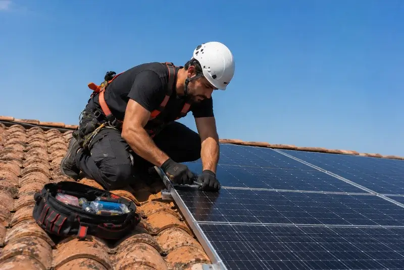 Maintenance et monitoring de panneaux solaires à Saint-Viaud