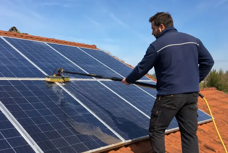 Nettoyage et entretien de panneaux solaires à Saint-Viaud